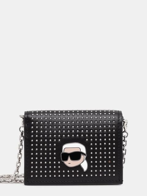 Karl Lagerfeld portfel damski kolor czarny 246W3201 - zdjęcie produktu nr 1