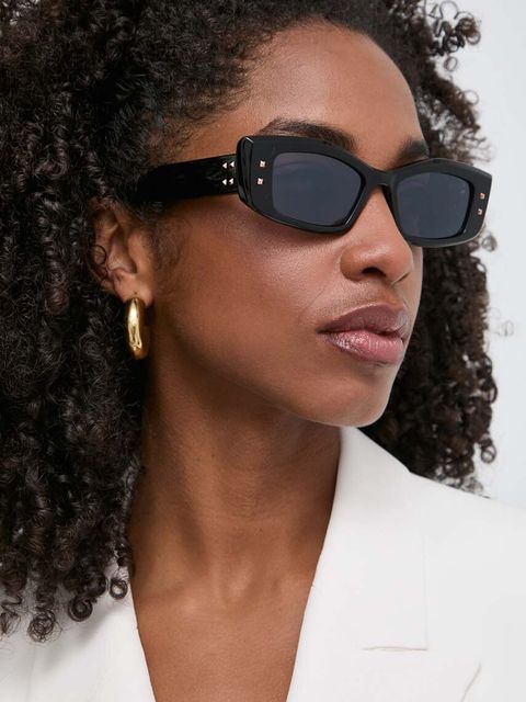 Valentino okulary przeciwsłoneczne V - QUATTRO damskie kolor czarny VLS-109A