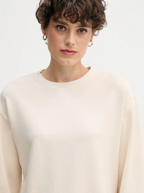 United Colors of Benetton bluza damska kolor beżowy gładka 3Y2F3M07M