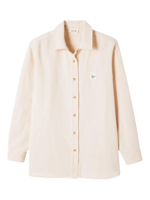 American Vintage Afaz logo-patch shirt - Neutrals - zdjęcie produktu nr 1