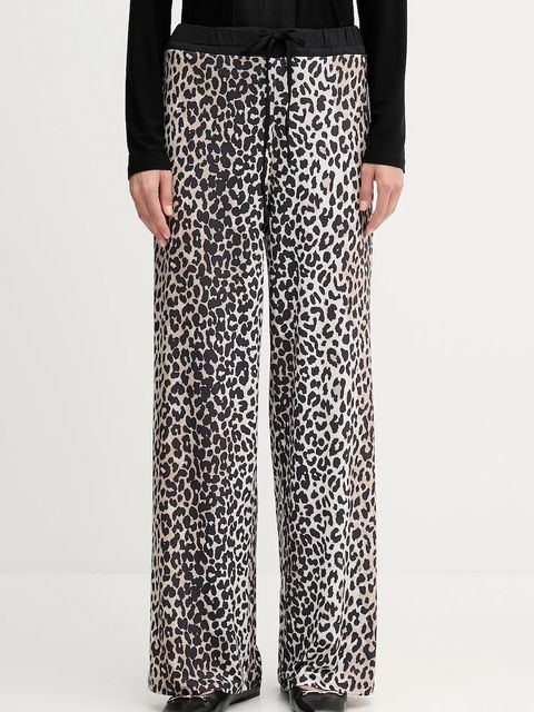 OUI spodnie damskie kolor czarny szerokie high waist 93782 - zdjęcie produktu nr 1