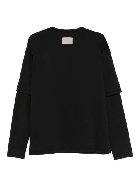 Aya Muse double-sleeve T-shirt - Black