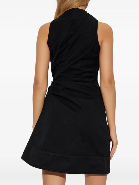 Alexander McQueen twisted sleeveless dress - Black