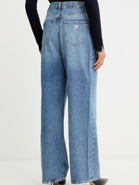 Guess jeansy GINA damskie kolor niebieski W5YA2G D5QKB