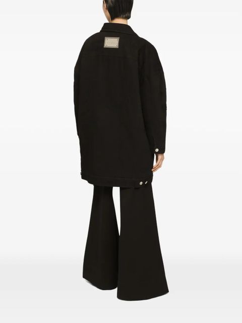 Dolce & Gabbana longline denim jacket - Black