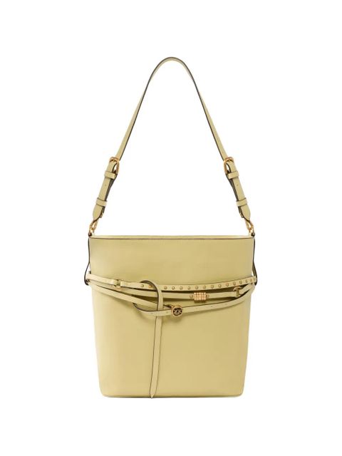 PINKO medium studded-strap bucket bag - Yellow - zdjęcie produktu nr 1
