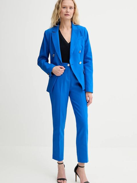 Morgan spodnie damskie kolor fioletowy fason cygaretki medium waist PKY.F - zdjęcie produktu nr 2