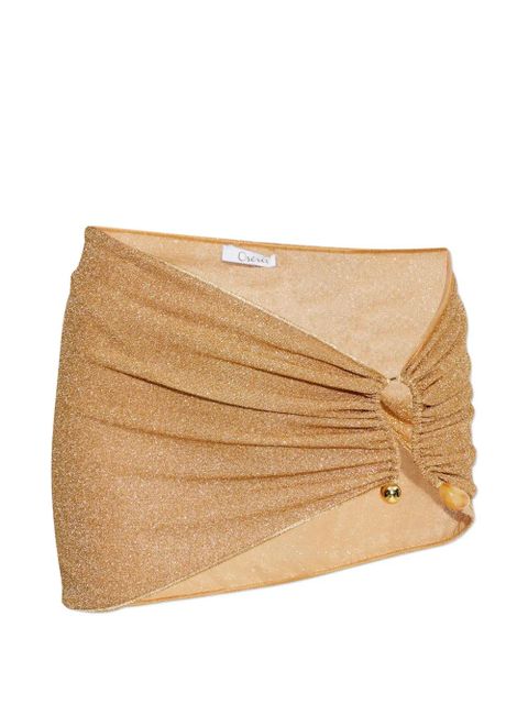 Oséree cut-out beach cover-up - Gold - zdjęcie produktu nr 1