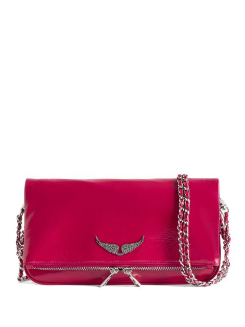 Zadig&Voltaire Rock Vintage leather crossbody bag - Pink - zdjęcie produktu nr 1