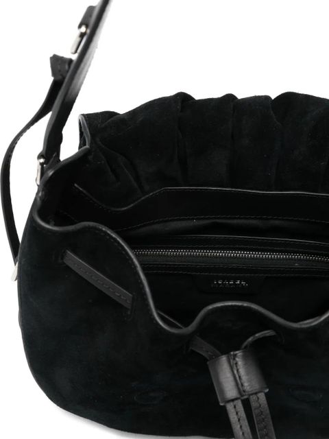 ISABEL MARANT Bolton suede shoulder bag - Black