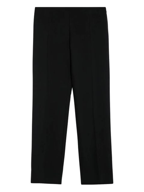 The Row straight-leg wool-silk trousers - Black - zdjęcie produktu nr 1
