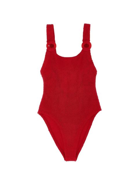 Hunza G Domino crinkle swimsuit - Red - zdjęcie produktu nr 1