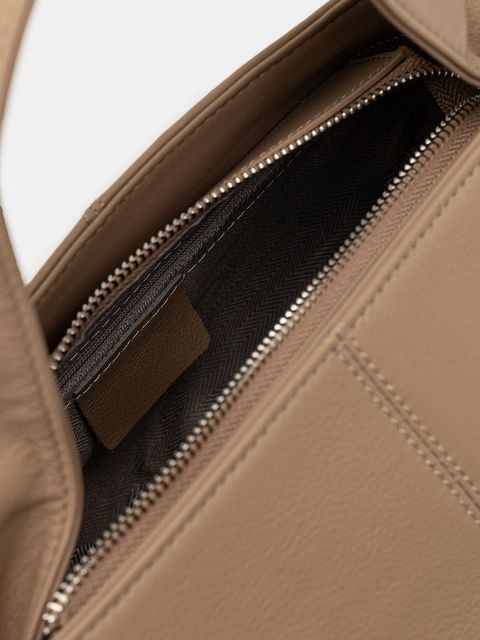 Answear.LAB torebka skórzana kolor beżowy