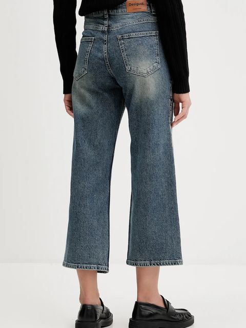 Desigual jeansy 0 damskie high waist 25WWDD11