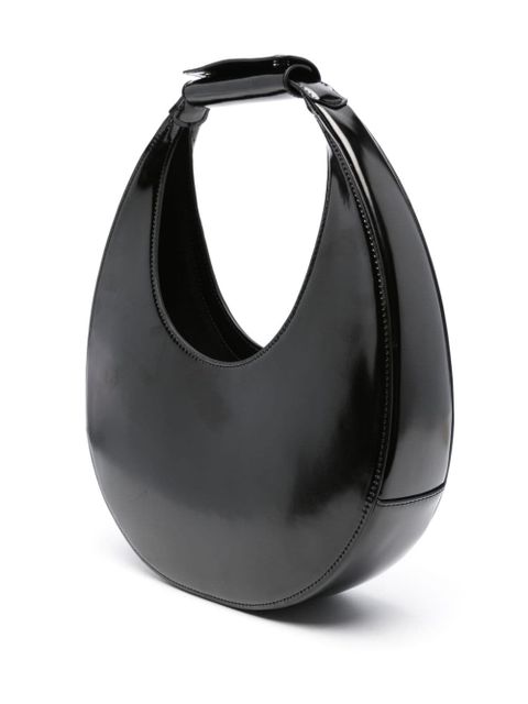 STAUD Moon leather shoulder bag - Black