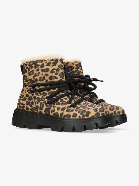 Mexx workery SIGMAR RHYTHM damskie kolor multicolor na płaskim obcasie lekko ocieplone MI001708253W