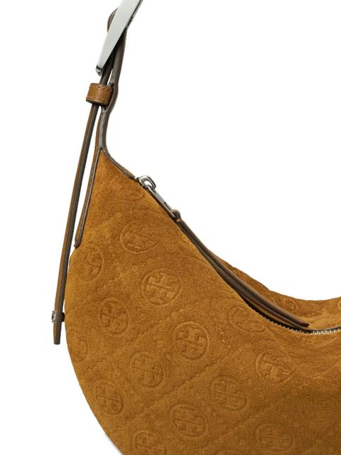 Tory Burch small Balloon T-monogram shoulder bag - Brown