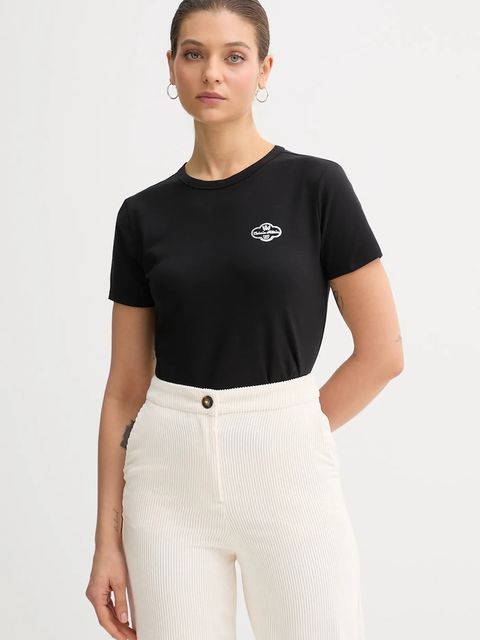 Calvin Klein Jeans t-shirt damski kolor czarny LV047E812G - zdjęcie produktu nr 1