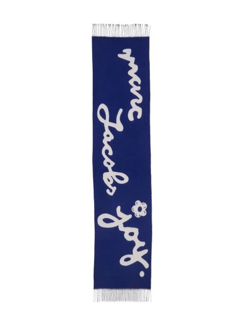 Marc Jacobs Marc is Joy wool scarf - Blue