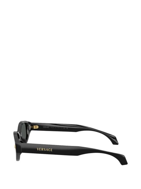 Versace Eyewear medusa geometric sunglasses - Black