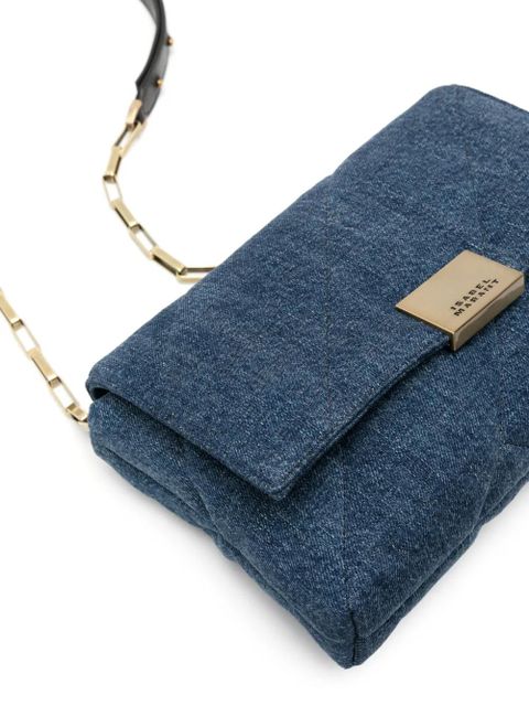 ISABEL MARANT Merine Puffy denim tote bag - Blue