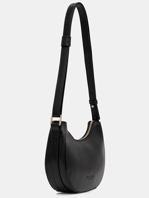 Marc O'Polo torebka skórzana kolor czarny 5000009277