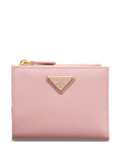 Prada small Saffiano leather wallet - Pink