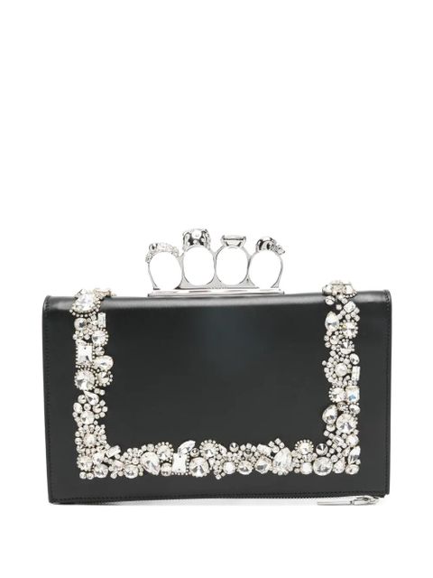 Alexander McQueen Knuckle clutch bag - Black - zdjęcie produktu nr 1