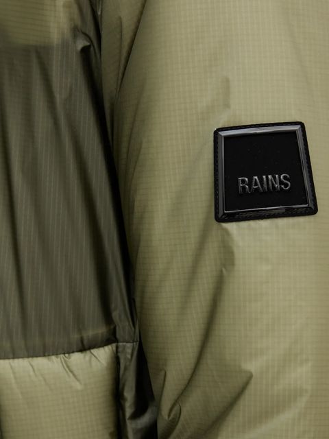 Rains kurtka 17240 Torna Insulated Long Jacket kolor zielony zimowa 17240