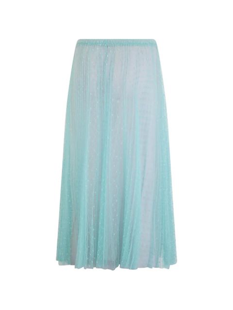 Valentino Garavani polka-dot-pattern skirt - Blue - zdjęcie produktu nr 2