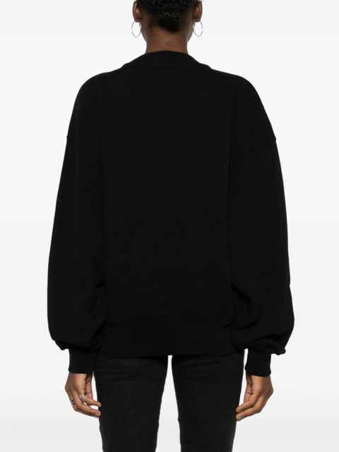 Off-White Bookish logo-print cotton sweatshirt - Black