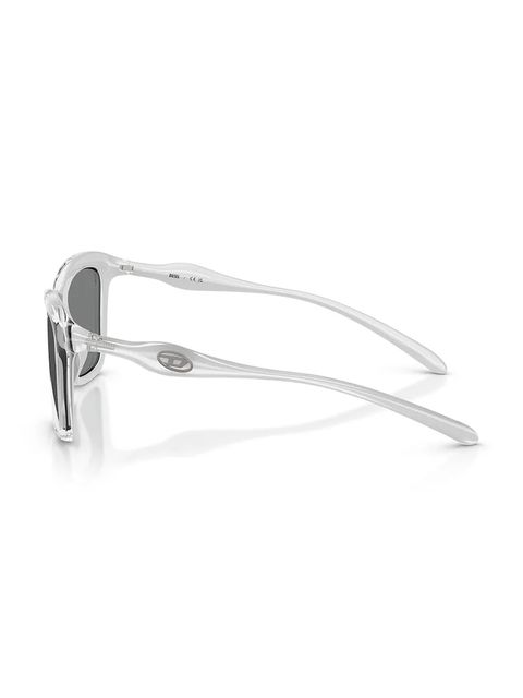 Diesel okulary przeciwsłoneczne kolor szary 0DL3008U