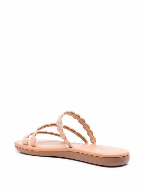 Ancient Greek Sandals leather slip on sandals - Neutrals