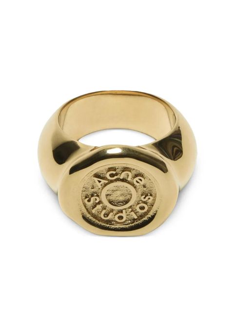 Acne Studios logo ring - Gold