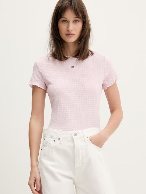 Tommy Jeans T-shirt damski - zdjęcie produktu nr 1