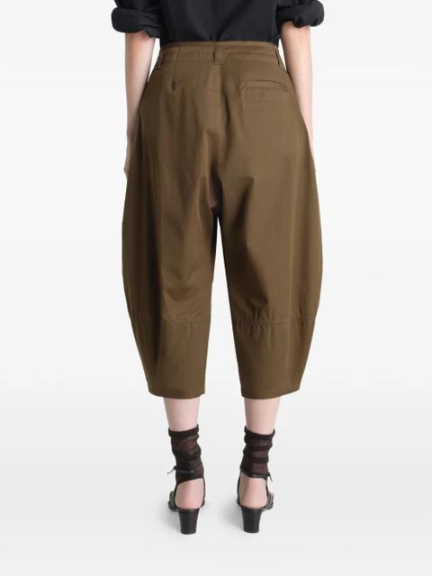 LEMAIRE balloon bermuda shorts - Brown