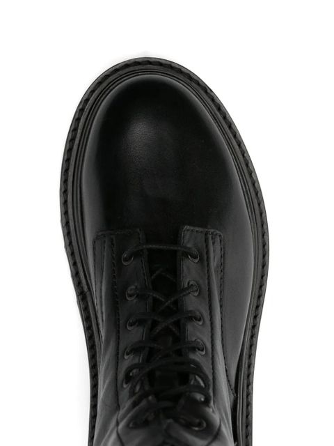 ISABEL MARANT Ghiso lace-up leather boots - Black