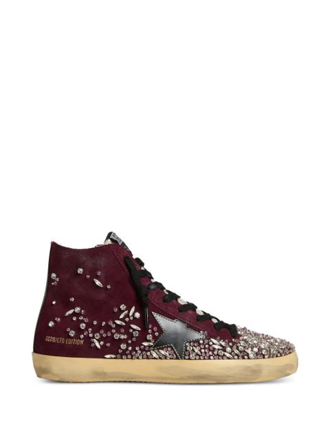Golden Goose Francy LAB star-embellishment sneakers - Red - zdjęcie produktu nr 1
