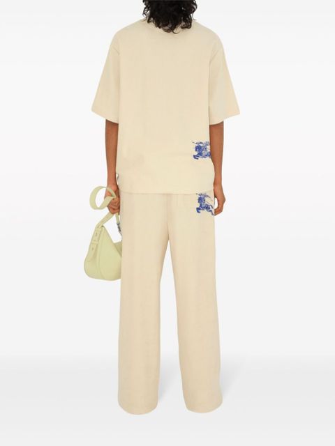 Burberry round-neck cotton T-shirt - Neutrals