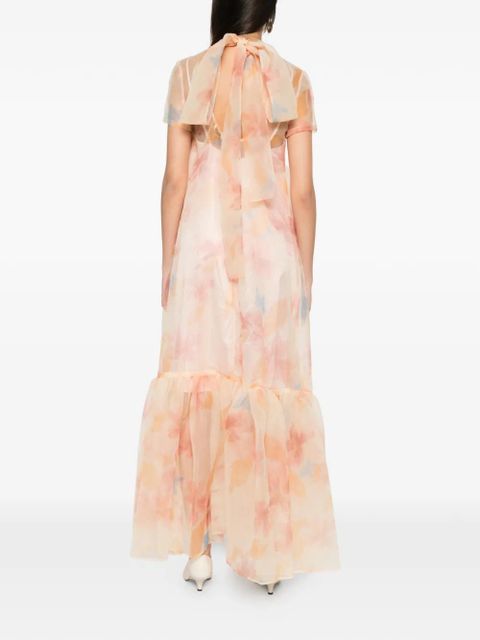 STAUD Calluna floral-print maxi dress - Neutrals