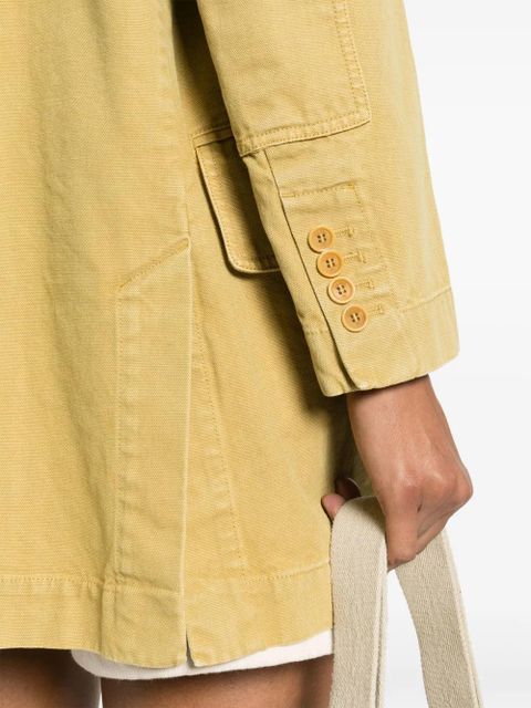Max Mara Dizzy canvas jacket - Yellow