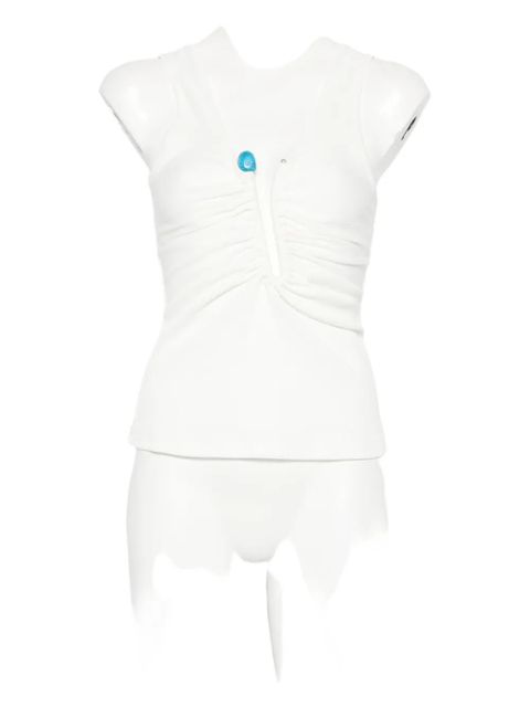 Christopher Esber crystal-embellished tank top - White - zdjęcie produktu nr 1