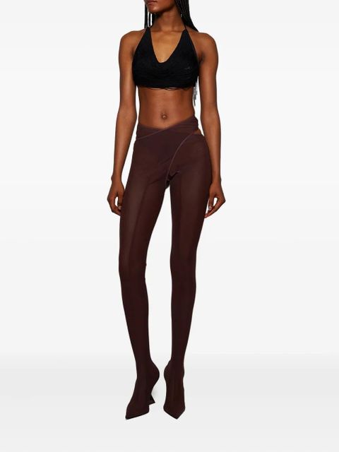 The Attico 105mm Cheopissima boots - Brown