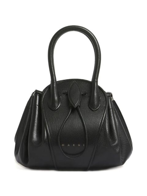 Marni tubular handle tulipea shoulder bag - Black - zdjęcie produktu nr 1