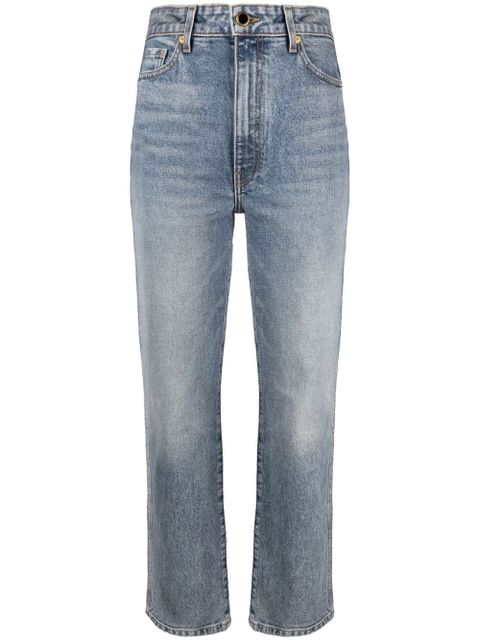 KHAITE Abigail straight-leg jeans - Blue - zdjęcie produktu nr 1