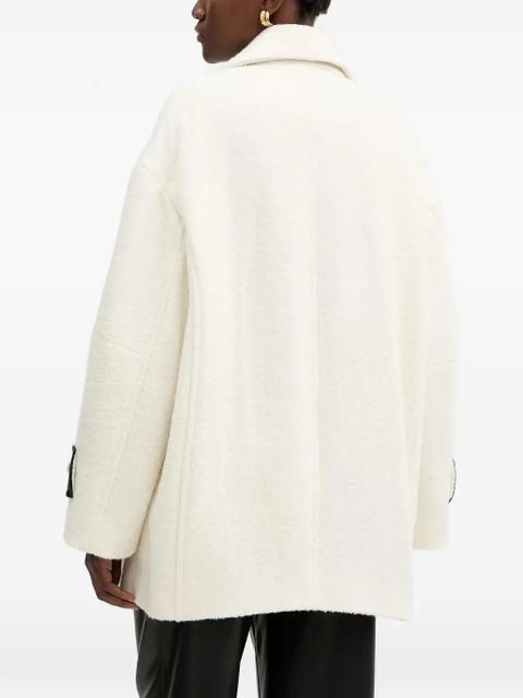 PINKO button-up peacoat - White