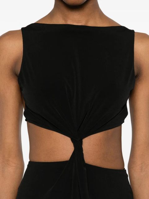 Eleh cutout detail dress - Black