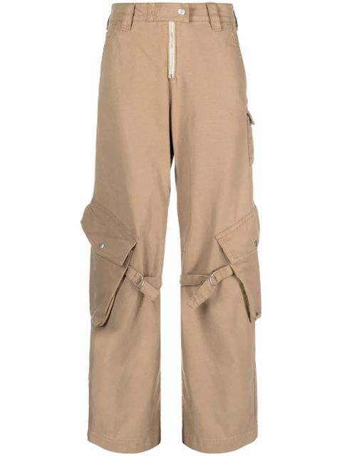 Acne Studios cotton cargo trousers - Neutrals - zdjęcie produktu nr 1