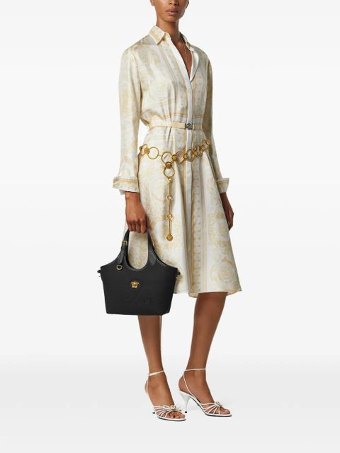 Versace mini Medusa-logo tote bag - Black