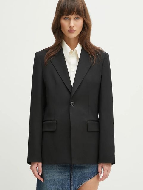 MM6 Maison Margiela marynarka z domieszką wełny - zdjęcie produktu nr 1